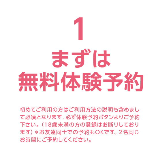 松山セルフエステ　ご利用の仕方