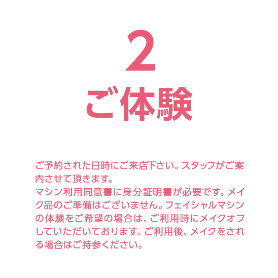 松山セルフエステ　ご利用の仕方